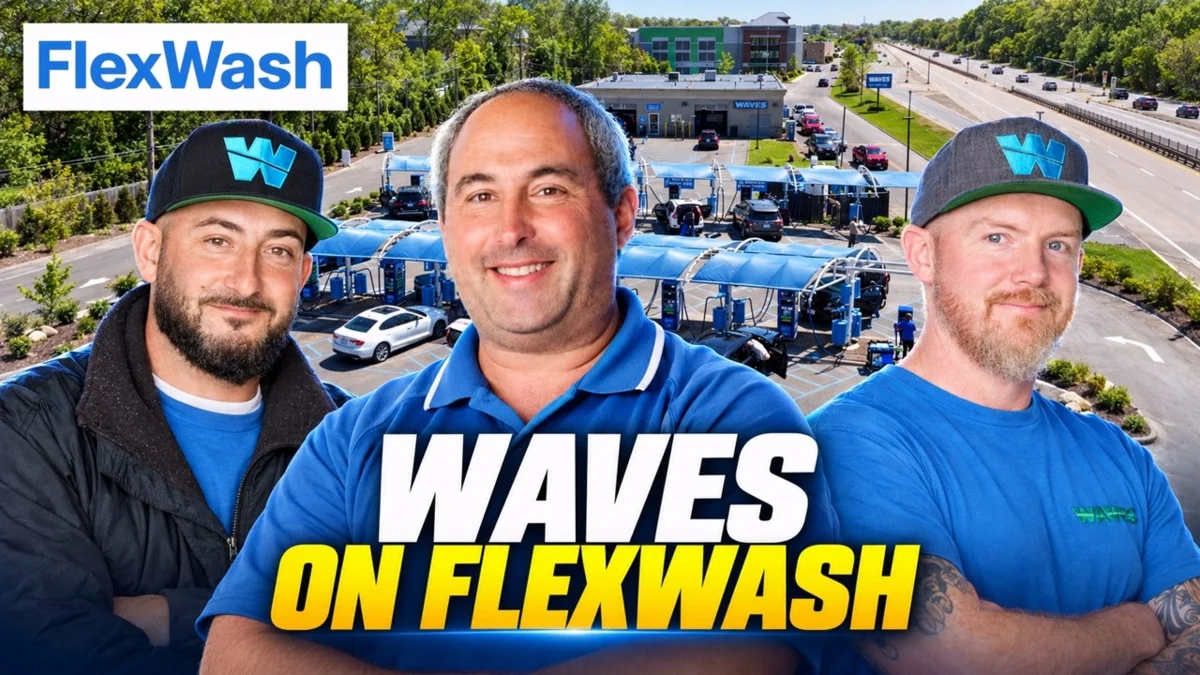 See FlexWash at Waves Car Wash