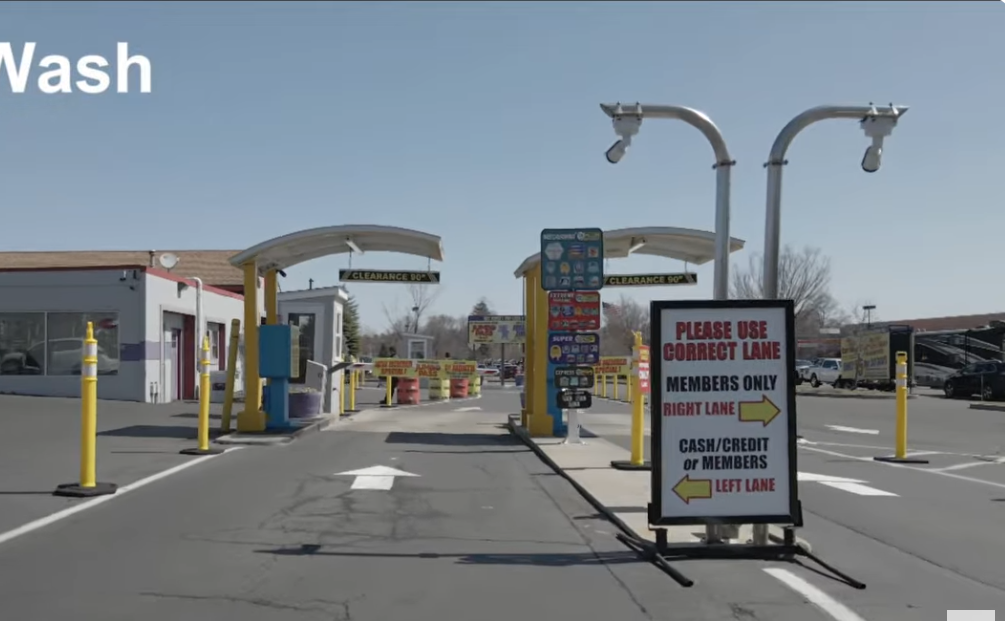 Supplied reference showing the two payment lanes